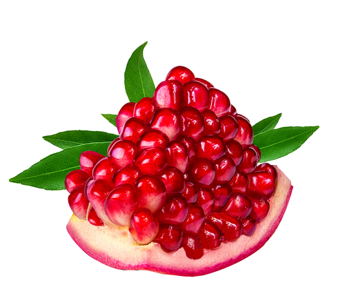 Pomegranate,Isolated,On,White,Background